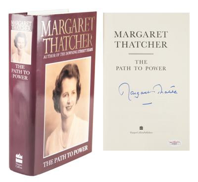 Lot #407 Margaret Thatcher Signed Book - Image 1