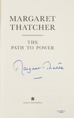 Lot #407 Margaret Thatcher Signed Book - Image 2