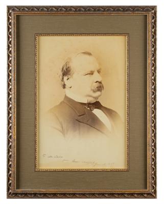Lot #14 Grover Cleveland Signed Oversized Photograph as President - Image 2