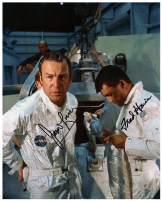 Lot #557 Apollo 13: Lovell and Haise Signed Photograph