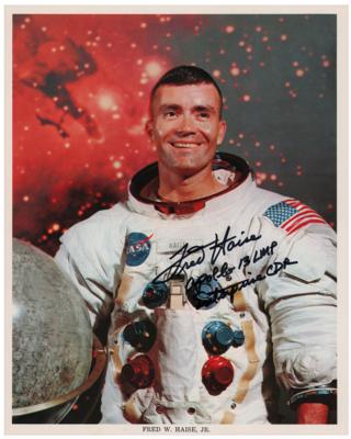Lot #583 Fred Haise Signed Photograph - Image 1