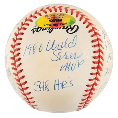 Lot #999 Mike Schmidt Signed Baseball - Image 2
