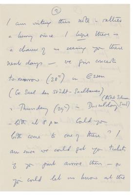 Lot #779 Benjamin Britten and Peter Pears (2) Signed Items - Image 3