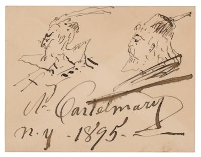 Lot #781 Armand Castelmary Signed Sketch