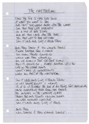 Lot #760 Oasis: Noel Gallagher Set of (10) Handwritten Song Lyrics and Band-Signed CD Booklet - Image 11