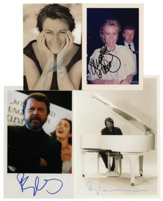 Lot #891 ABBA (4) Signed Photographs