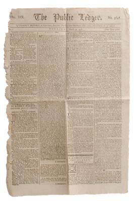 Lot #501 Revolution-era Newspapers (5)