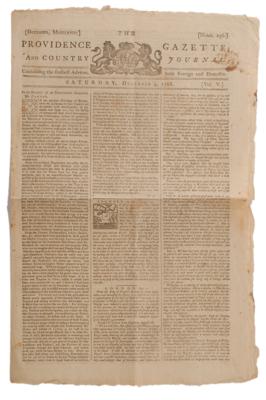 Lot #501 Revolution-era Newspapers (5) - Image 4