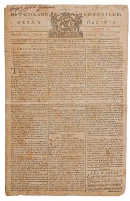 Lot #501 Revolution-era Newspapers (5) - Image 5