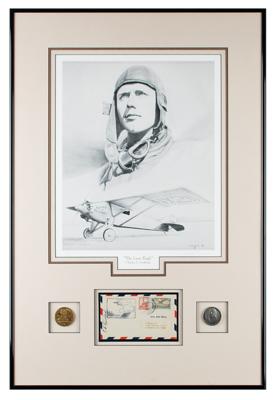 Lot #528 Charles Lindbergh Signed Air Mail Cover