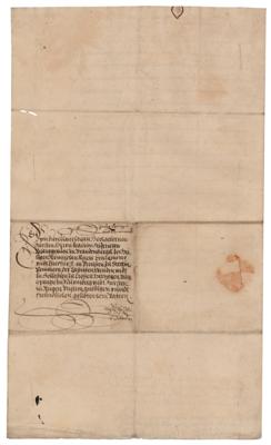 Lot #185 Anne Catherine of Brandenburg Letter Signed - Image 3