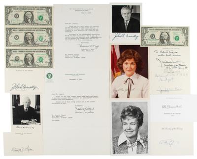 Lot #416 U.S. Treasury Department (16) Signed Items