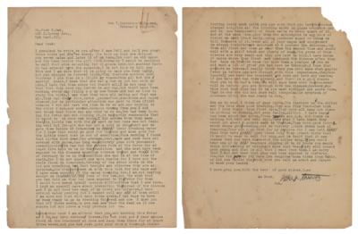 Lot #395 Robert Stroud Typed Letter Signed - Image 1