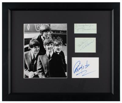 Lot #747 Beatles Signature Display - Image 1