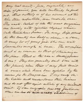 Lot #716 Oliver Wendell Holmes, Sr. Autograph Letter Signed - Image 2