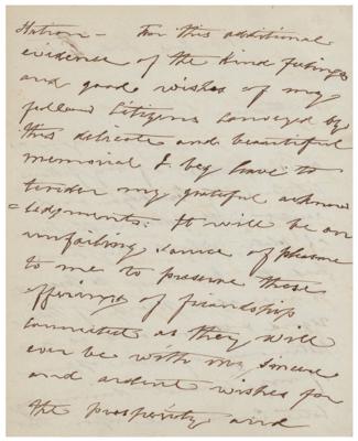 Lot #459 Isaac Chauncey Autograph Letter Signed - Image 2