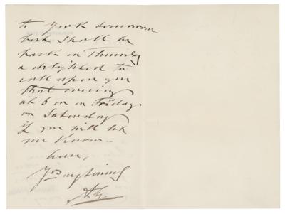 Lot #293 King Edward VII Autograph Letter Signed - Image 2