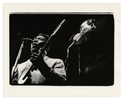 Lot #823 Muddy Waters and James Cotton Original Photograph - Image 1