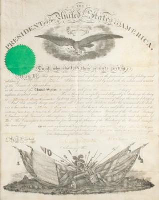 Lot #10 Abraham Lincoln Document Signed as President - Image 2