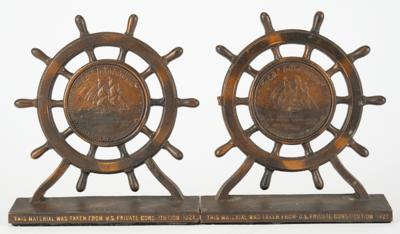 Lot #512 USS Constitution (2) Bookends
