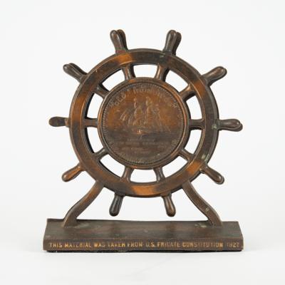 Lot #512 USS Constitution (2) Bookends - Image 3