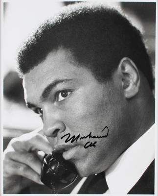 Lot #933 Muhammad Ali Signed Photograph