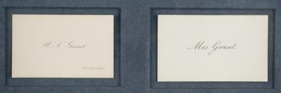 Lot #57 U. S. and Julia Grant (2) Calling Cards - Image 2
