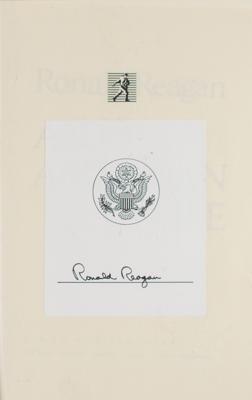 Lot #80 Ronald Reagan Signed Book - Image 2