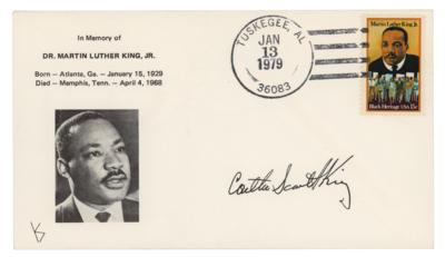 Lot #290 Coretta Scott King Signed Cover - Image 1