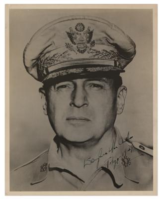 Lot #448 Douglas MacArthur Signed Photograph