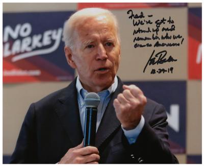 Lot #30 Joe Biden Signed Photograph