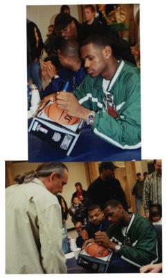 Lot #918 LeBron James Signed Basketball - Image 4