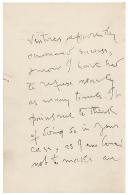 Lot #724 George Meredith Autograph Letter Signed - Image 2