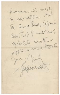 Lot #724 George Meredith Autograph Letter Signed - Image 4