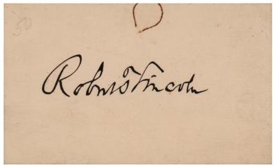 Lot #307 Robert Todd Lincoln Signature
