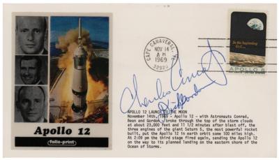 Lot #552 Apollo 12: Conrad and Gordon Signed Launch Day Cover - Image 1