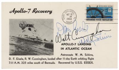 Lot #558 Apollo 7 Signed Recovery Cover