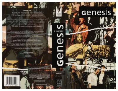 Lot #848 Genesis Signed VHS Cover Inlay