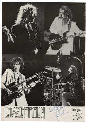 Lot #759 Led Zeppelin: John Bonham Signed Poster - Image 1