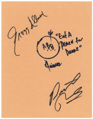 Lot #825 Allman Brothers (3) Signatures - Image 1