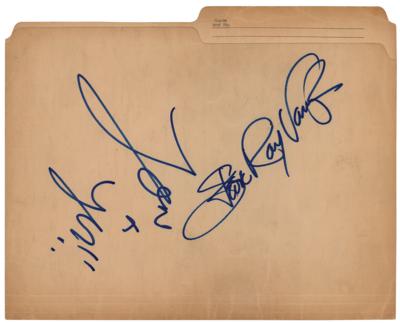 Lot #771 Stevie Ray Vaughan Signature - Image 1