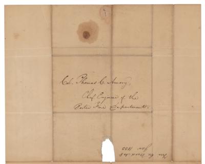 Lot #203 Boston Firemen: 1833 Letter - Image 3