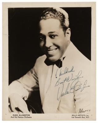 Lot #811 Duke Ellington Signed Photograph - Image 1