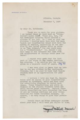 Lot #698 Margaret Mitchell Typed Letter Signed