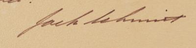 Lot #542 Harrison Schmitt Signed Oversized Photograph - Image 3