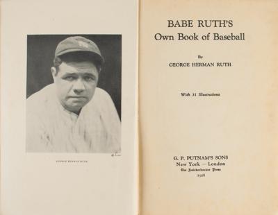 Lot #925 Babe Ruth Signed Book - Image 5