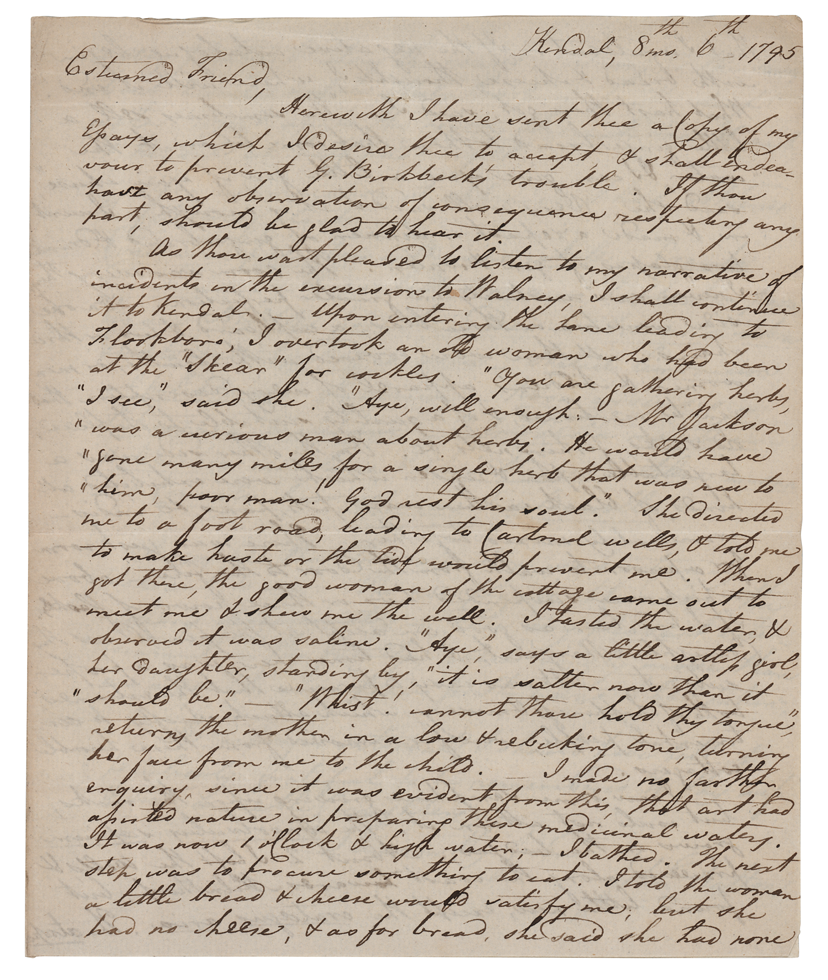 Lot #117 John Dalton Autograph Letter Signed