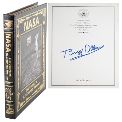 Lot #546 Buzz Aldrin Signed Book