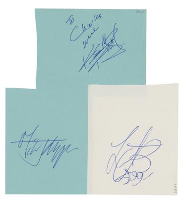 Lot #768 Rolling Stones: Jagger, Richards, and Watts Signatures