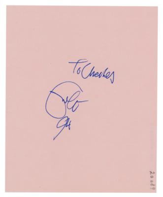 Lot #838 Eric Clapton Signature